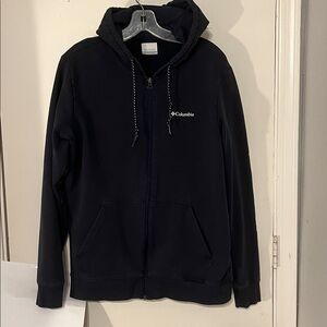 Columbia navy blue men’s medium zip up hoodie